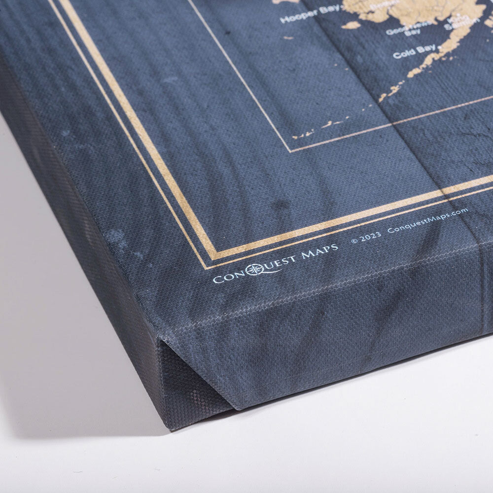 Push Pin USA Map (Pin Board) - Deep-Sea Drift CM Pin Board
