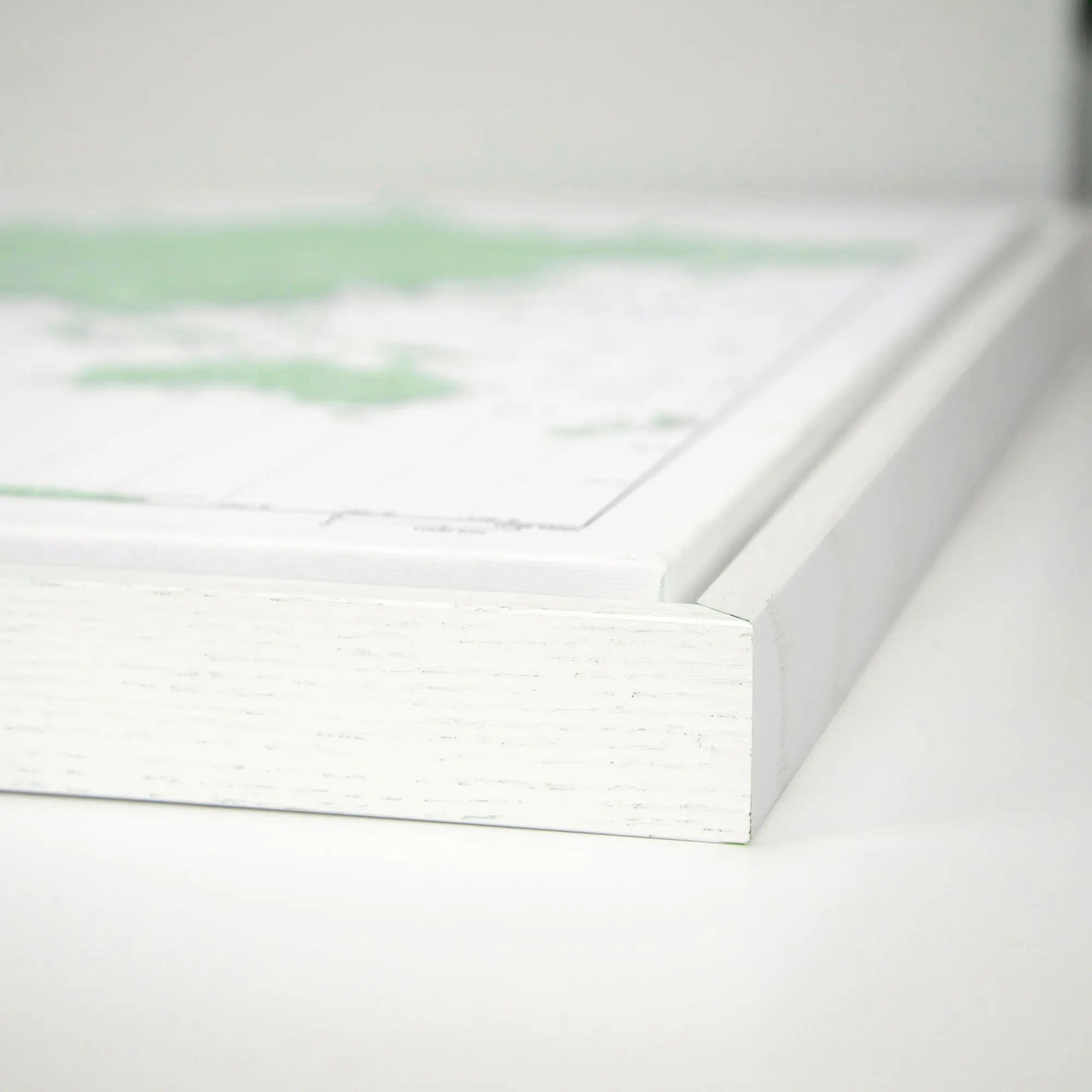 Decorative Wood Frame for Push Pin Maps - All Frames Conquest Maps LLC