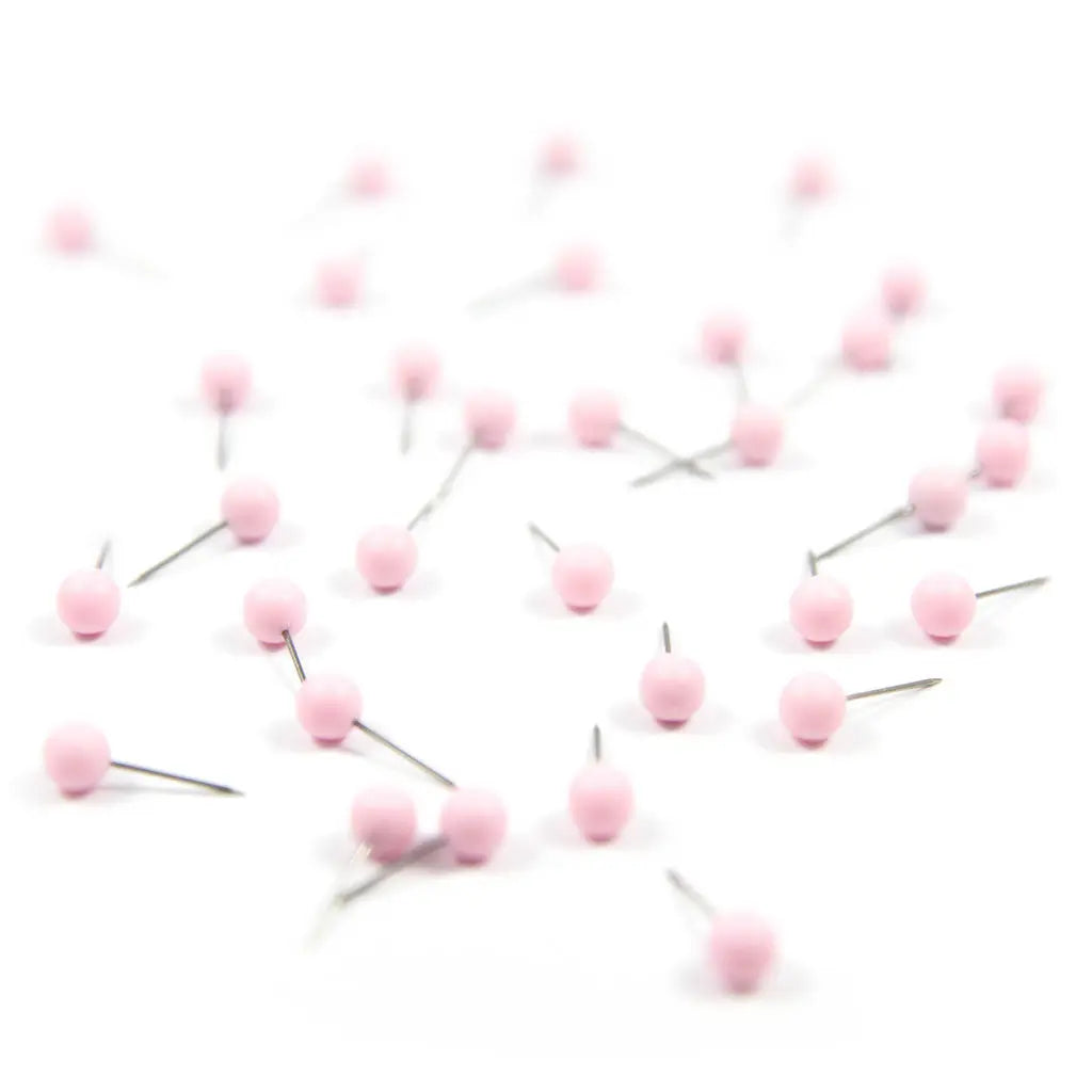 Map Push Pins: Blush Pink - Matte Finish CM Push Pins