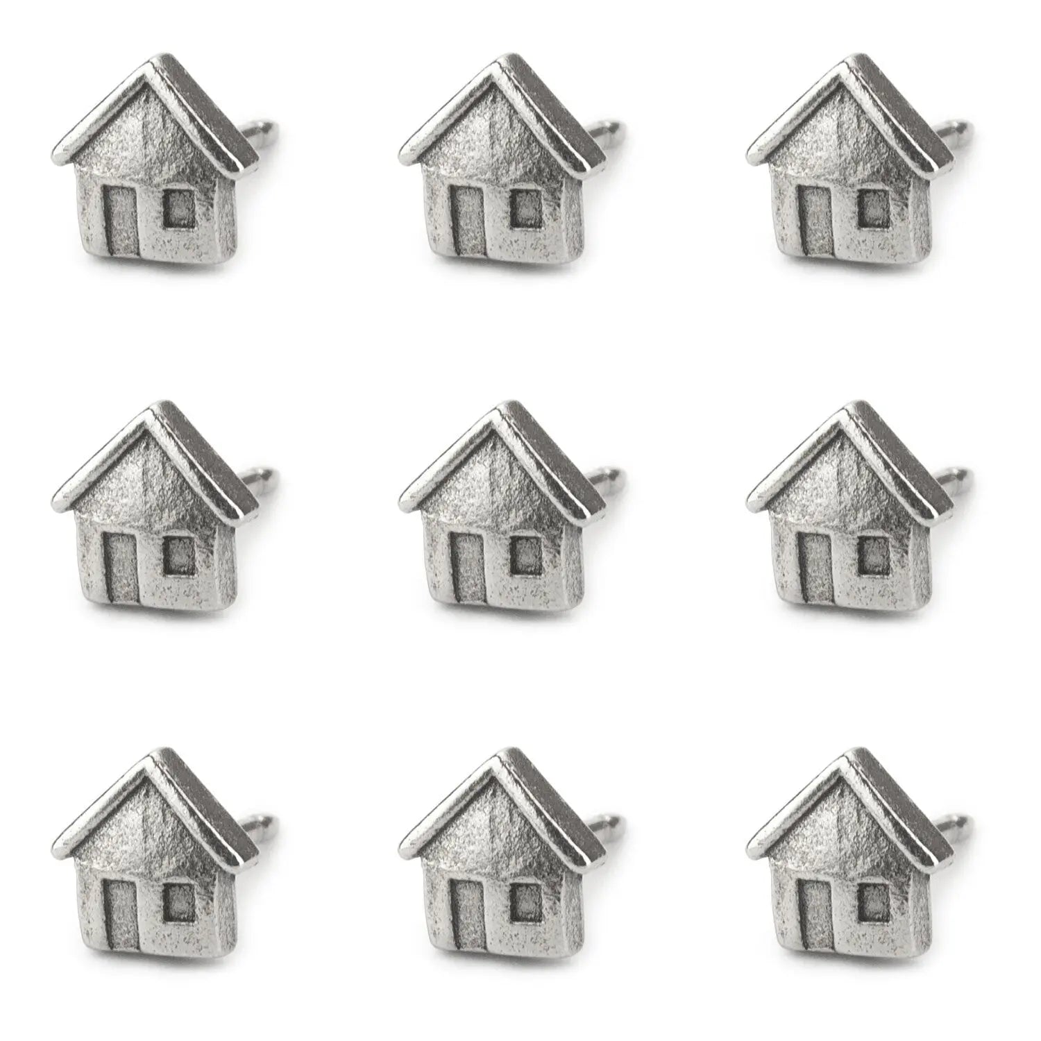 Silver Home Map Push Pins Conquest Maps LLC