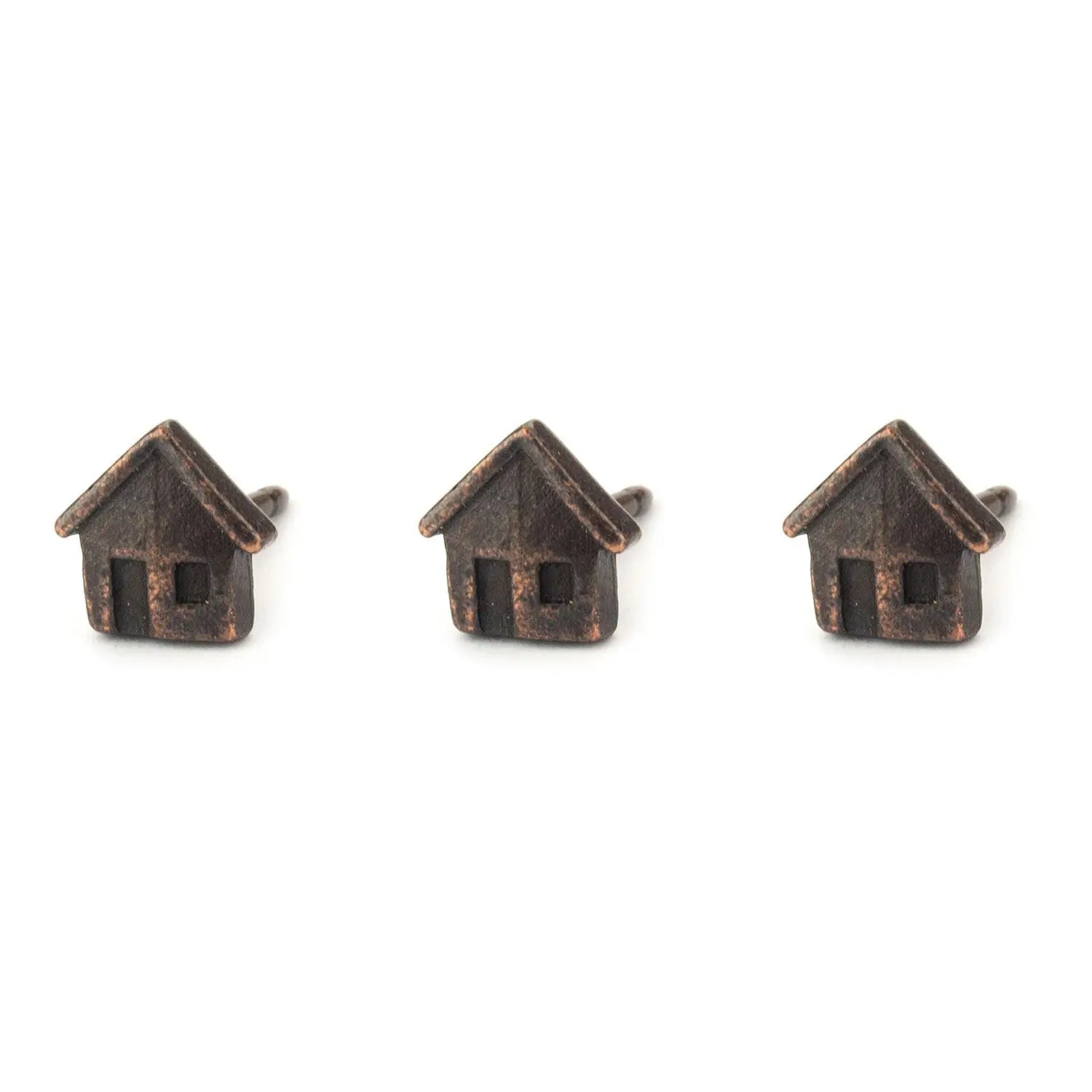 Antiqued Bronze Home Map Push Pins Conquest Maps LLC