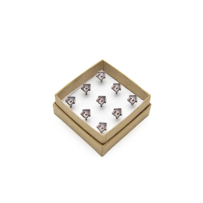 Antiqued Bronze Home Map Push Pins Conquest Maps LLC