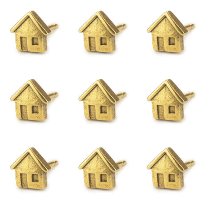 Gold Home Map Push Pins Conquest Maps LLC