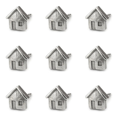 Silver Home Map Push Pins Conquest Maps LLC