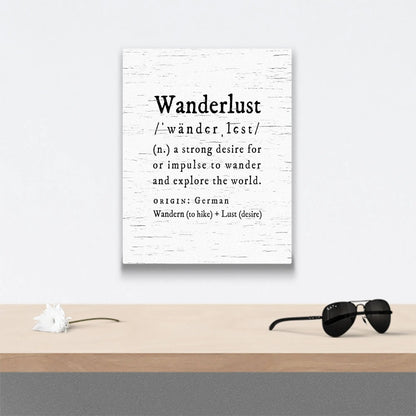 Wanderlust - Canvas Wall Art Conquest Maps LLC