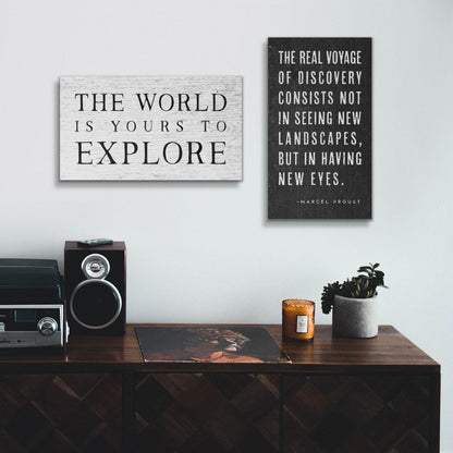 A Mind That Is Stretched - Canvas Wall Art Conquest Maps LLC